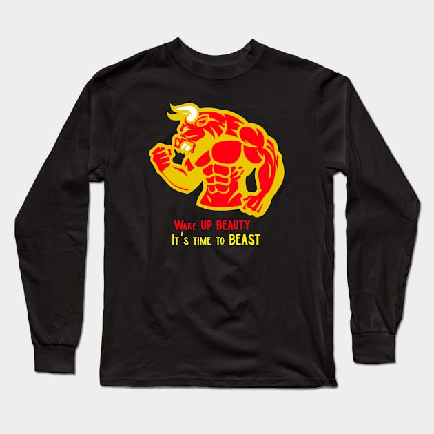 Bodybuilding Beast Long Sleeve T-Shirt by Your_wardrobe